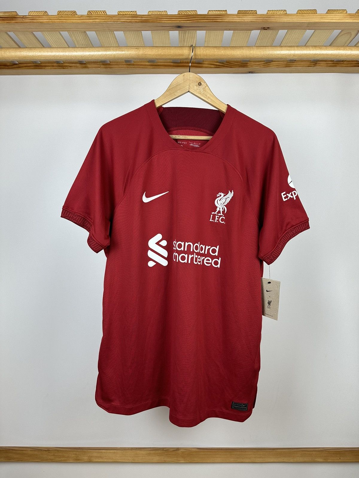 Nike Nike Liverpool LFC Jersey Soccer T-Shirt Size US L / EU 52-54 / 3 - 1 Thumbnail