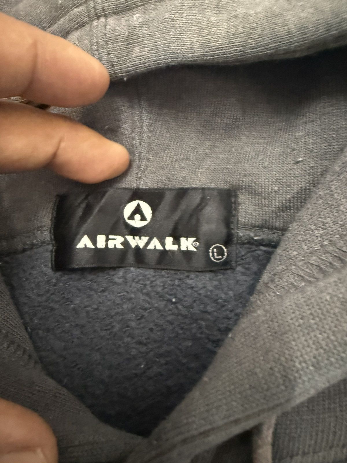 Airwalk 🔥 Airwalk Distressed Sunfaded Skateboard Big logo Hoodie - L Size US M / EU 48-50 / 2 - 8 Thumbnail