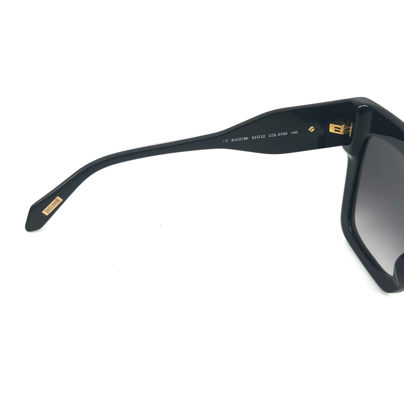 Just Cavalli Just Cavalli Logo Plaque Reptile Arm Oversized Sunglasses Size ONE SIZE - 8 Thumbnail
