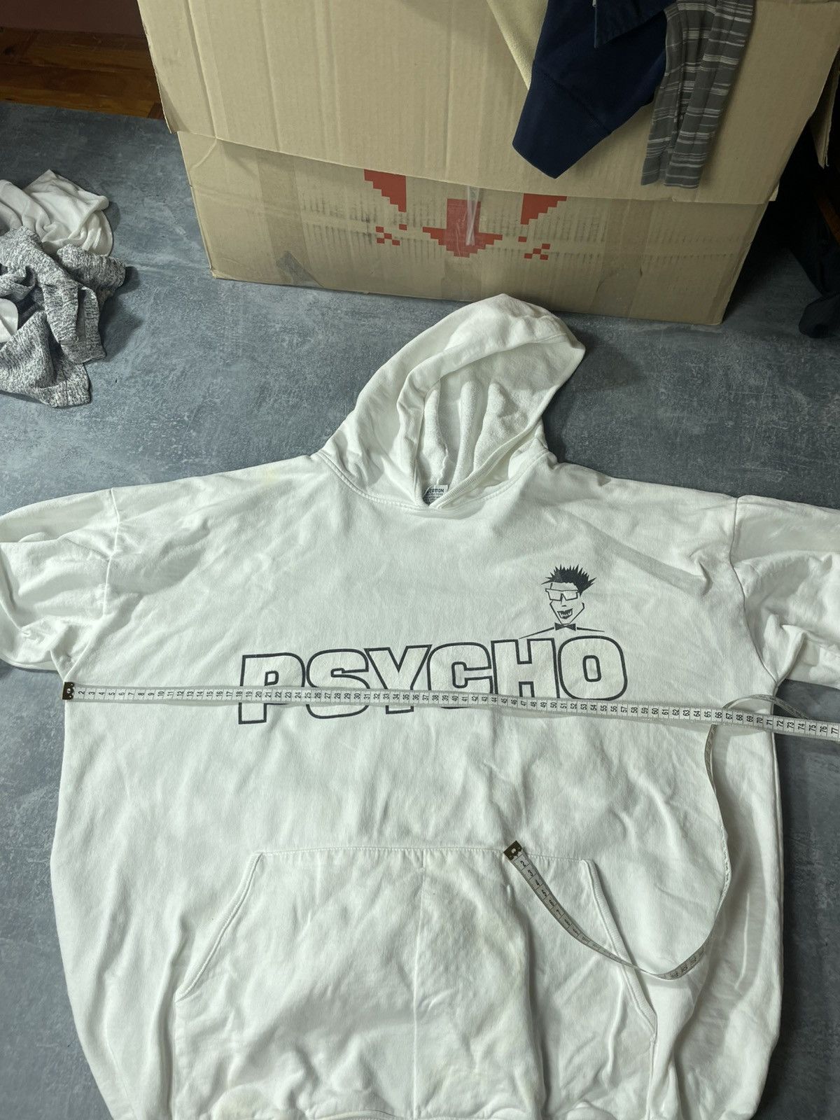Other RARE 00s MADE IN USA Psycho Wear one size overfit hoodie Size US XL / EU 56 / 4 - 9 Thumbnail