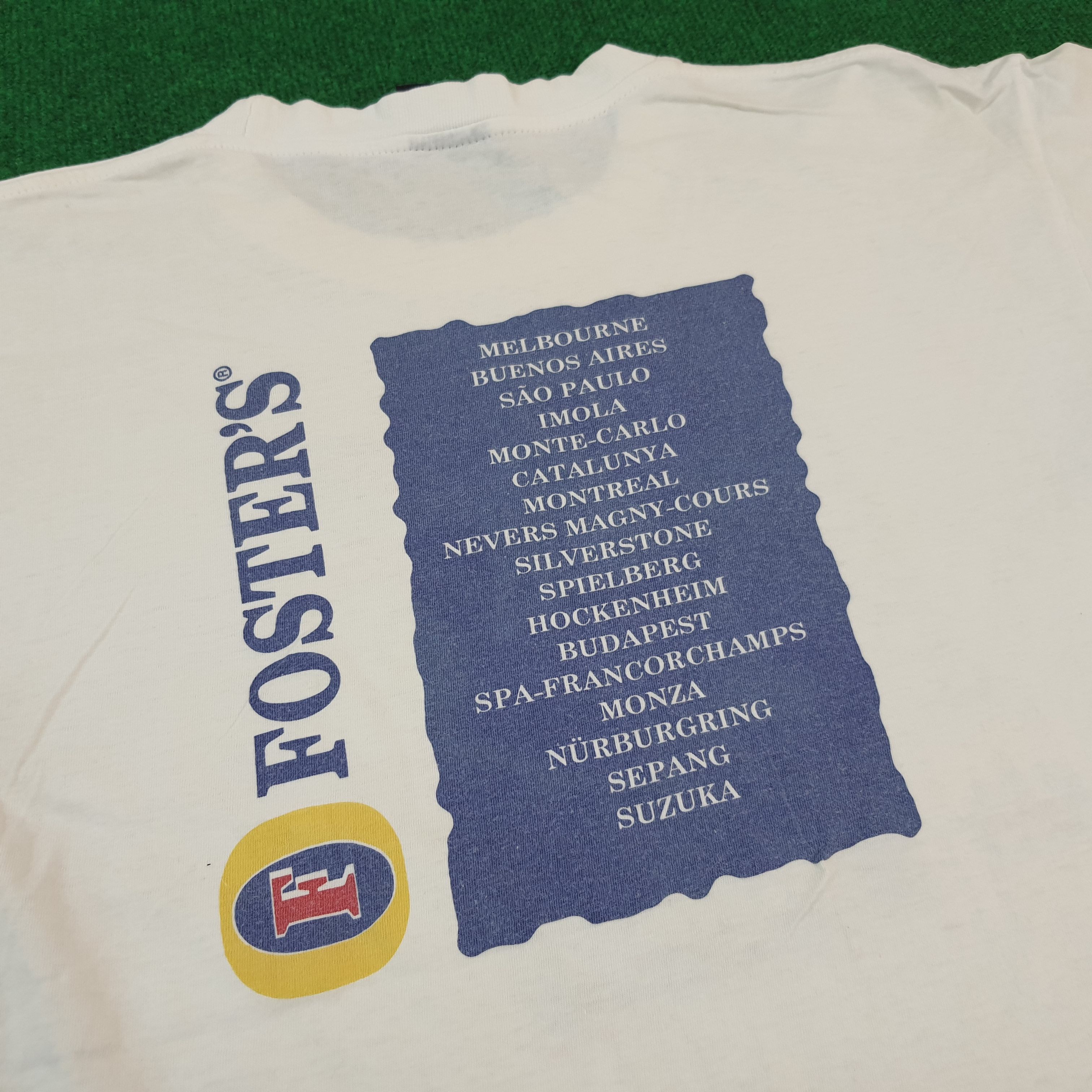 Formula 1 × Vintage Vintage Fosters Formula 1 Motorsports Racing F-1 Tshirt Size US M / EU 48-50 / 2 - 4 Thumbnail