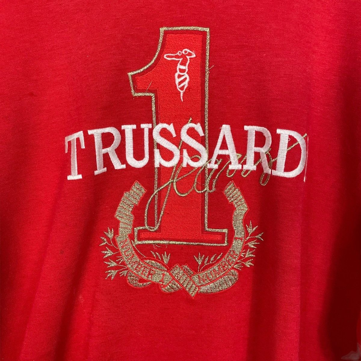 Trussardi Trussardi Big Logo Sweatshirt Size US M / EU 48-50 / 2 - 10 Thumbnail