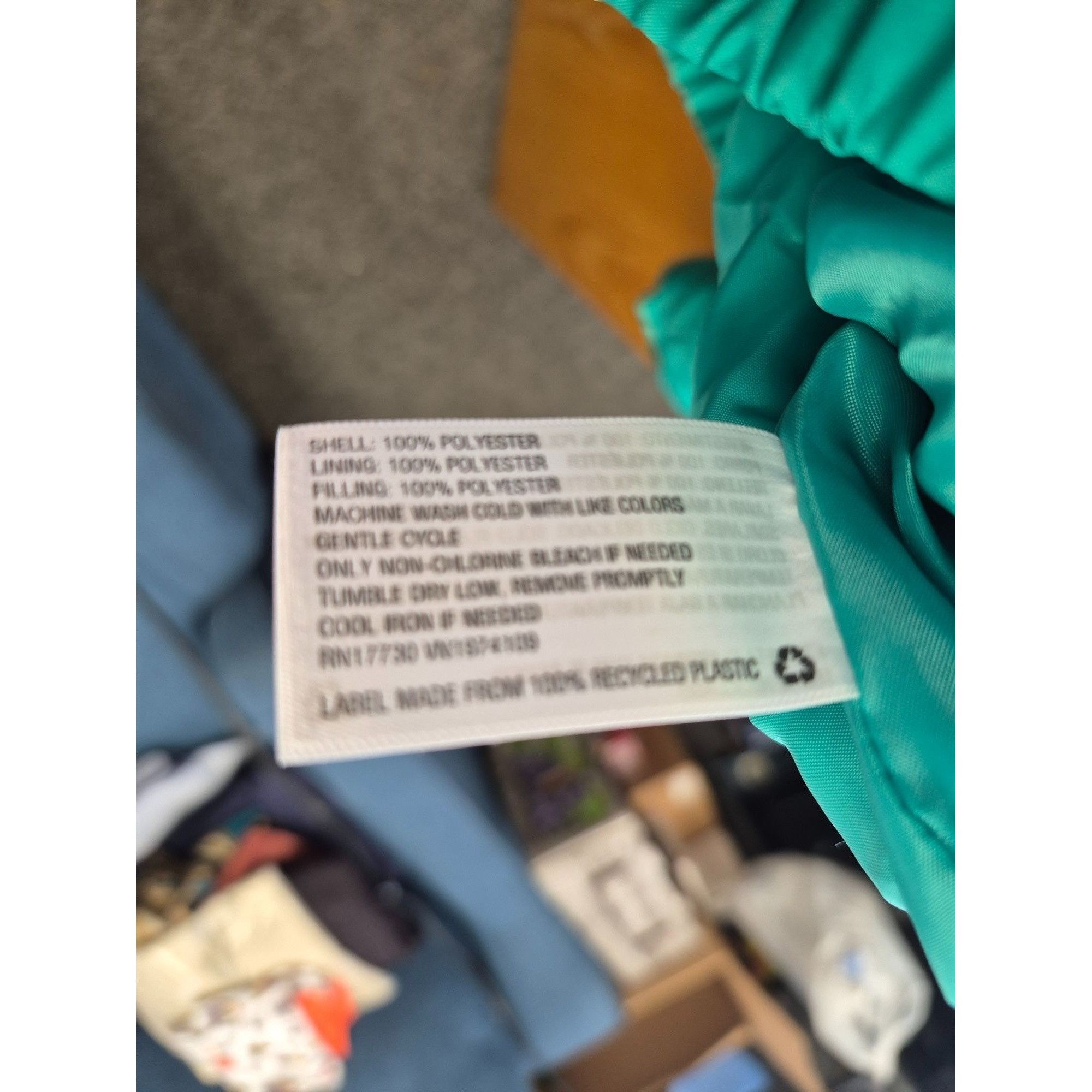 Other Wild Fable Womens Cropped Puffer Jacket Teal Size S Polyeste Size S / US 4 / IT 40 - 5 Thumbnail