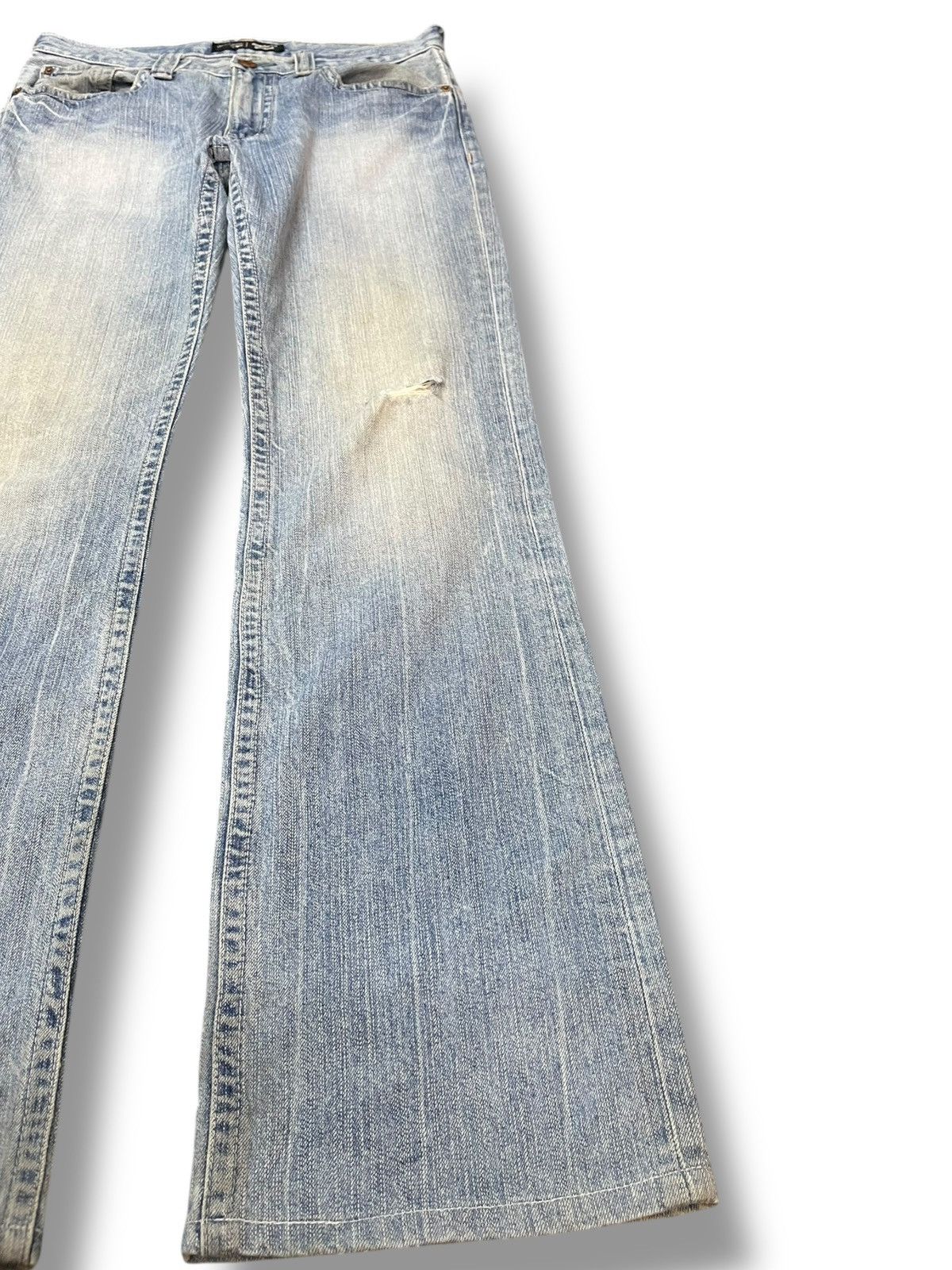 Japanese Brand × Jun Takahashi × Uniqlo Vintage Uniqlo Regular Fit BootCut Denim Size US 32 / EU 48 - 4 Thumbnail