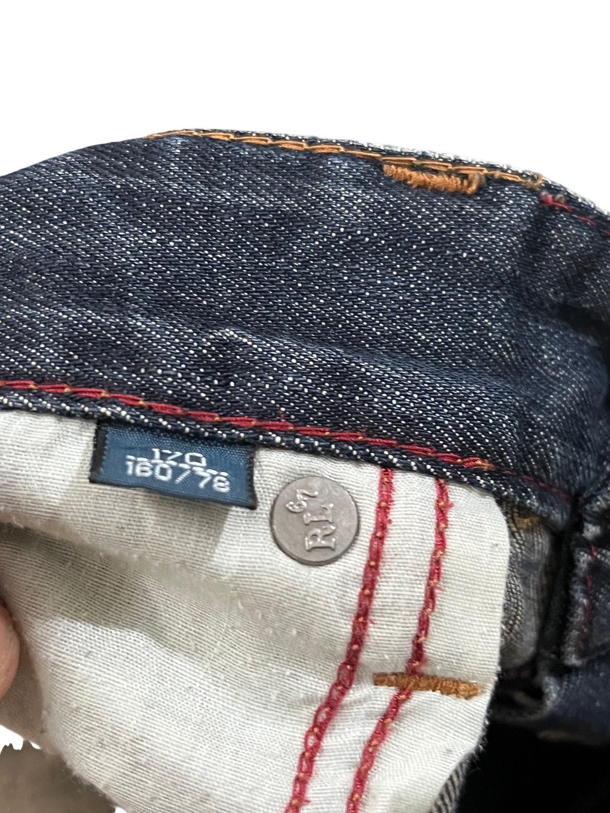 Lauren Ralph Lauren × Polo Ralph Lauren × Ralph Lauren Vintage Polo Ralph Lauren Distressed Denim Size US 33 - 6 Thumbnail