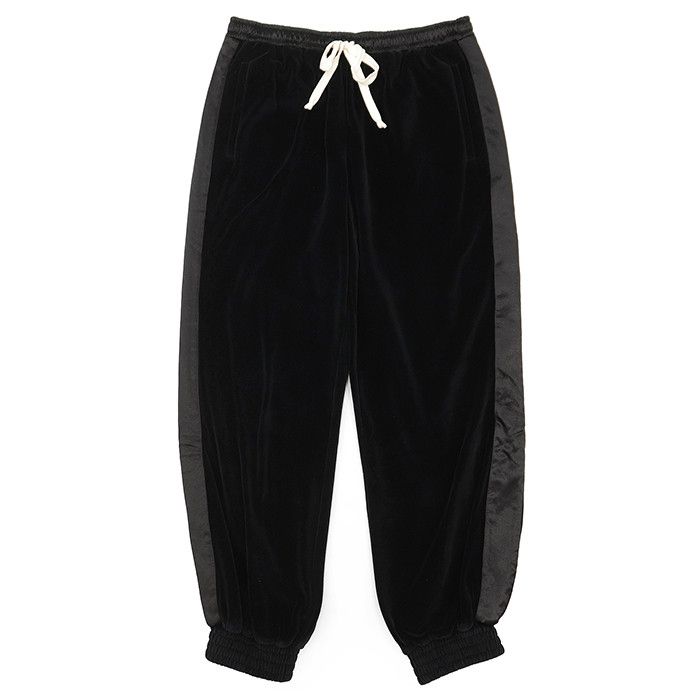 Gucci Gucci Gucci Velour Satin Sweatpants Textile Bottoms DUTY FREE for USA Size ONE SIZE - 1 Thumbnail