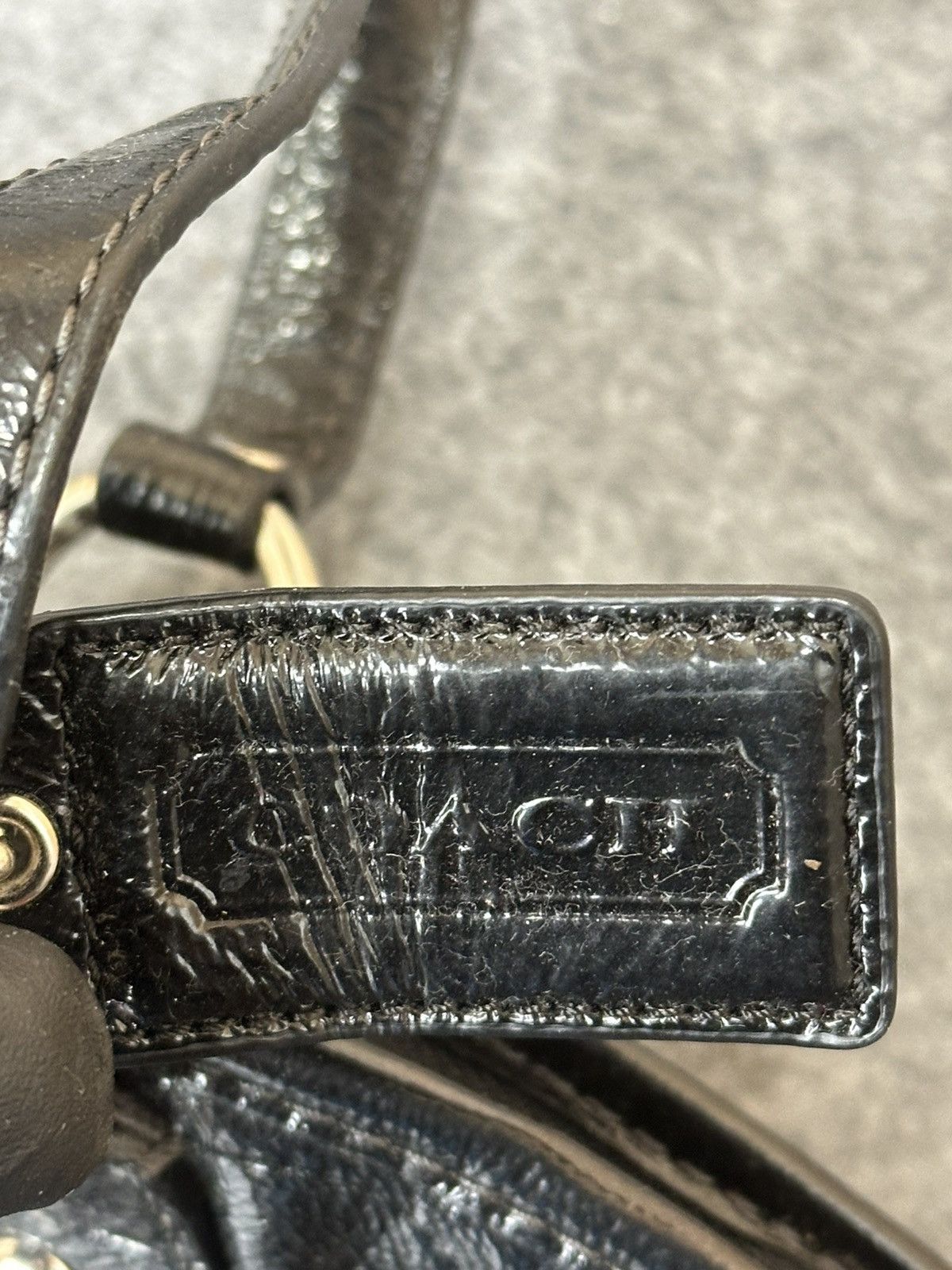 Coach Coach patent leather stitched 2WAY shoulder bag. Size ONE SIZE - 22 Thumbnail