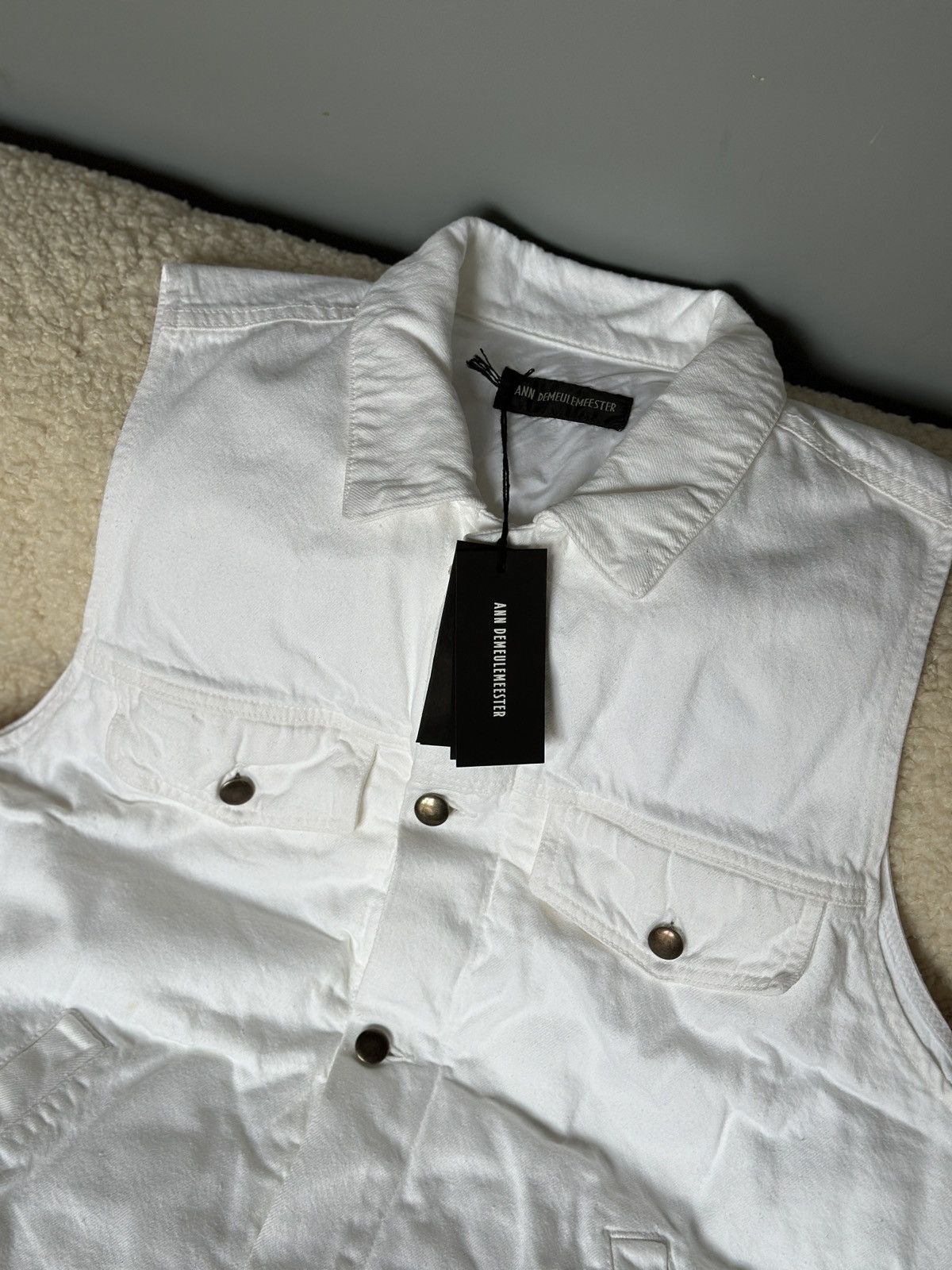 Ann Demeulemeester Ann Demeulemeester Denim Vest Size US S / EU 44-46 / 1 - 4 Thumbnail