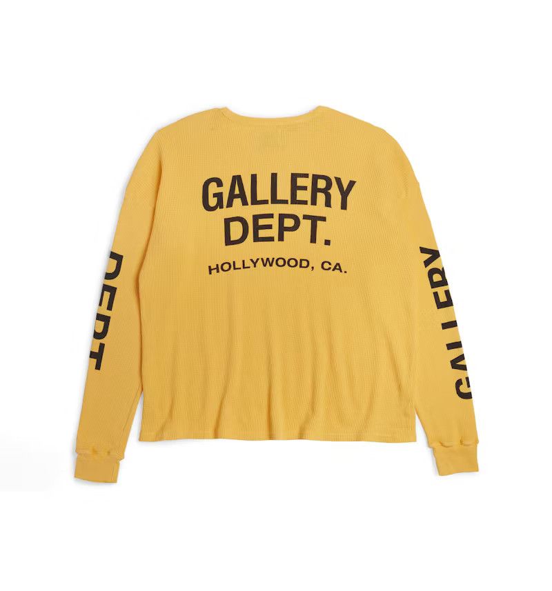 Gallery Dept. o1mle0725 Gallery Department Thermal T-Shirt in Yellow Size US XL / EU 56 / 4 - 2 Thumbnail
