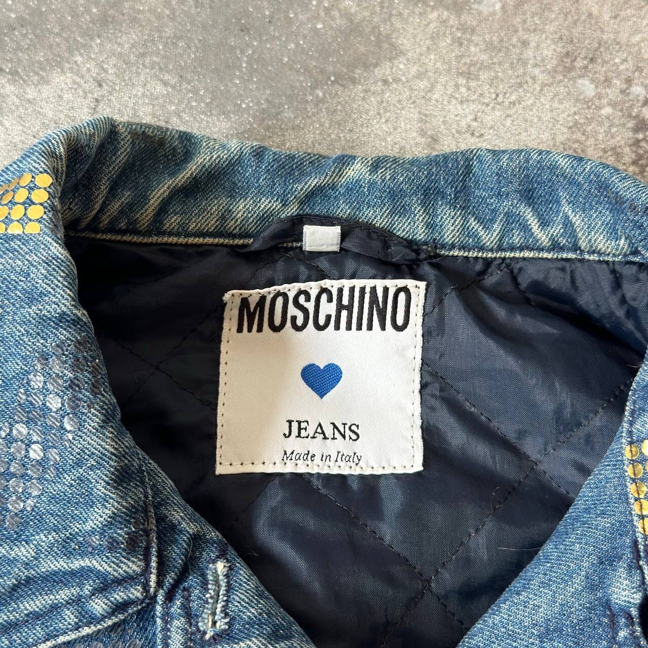 Moschino Moschino Vintage Rhinestones Details Denim Vest Jacket Size M / US 6-8 / IT 42-44 - 12 Thumbnail