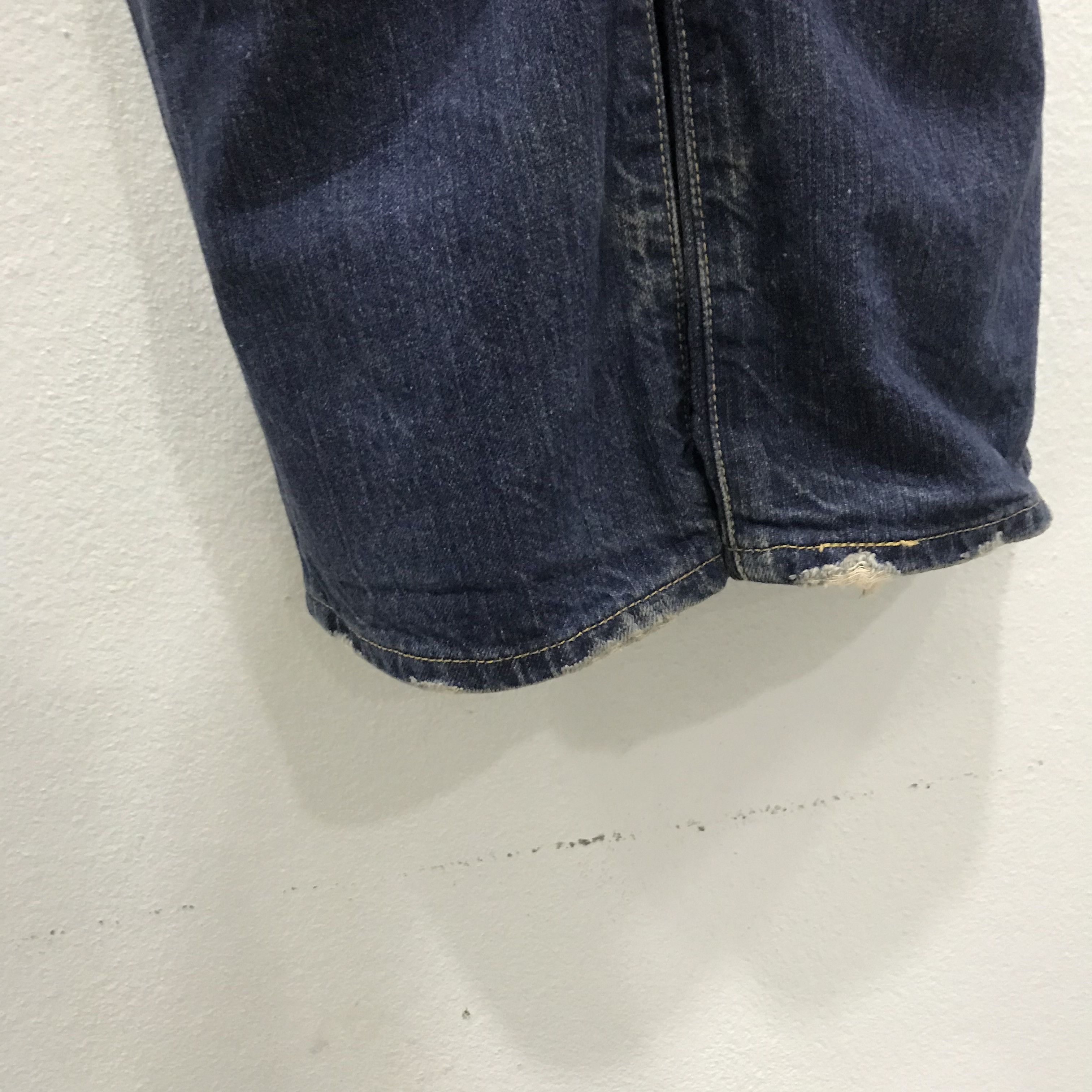 Levi's Vintage 90s Levi's 501 Distressed Faded Blue Stone Washed Size US 34 / EU 50 - 9 Thumbnail