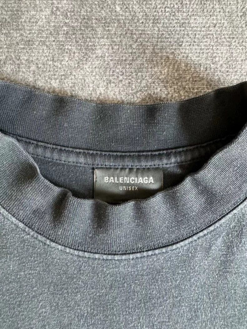 Balenciaga Balenciaga Souvenir series I LOVE PARIS T-shirt Size US XXS / EU 40 - 3 Thumbnail