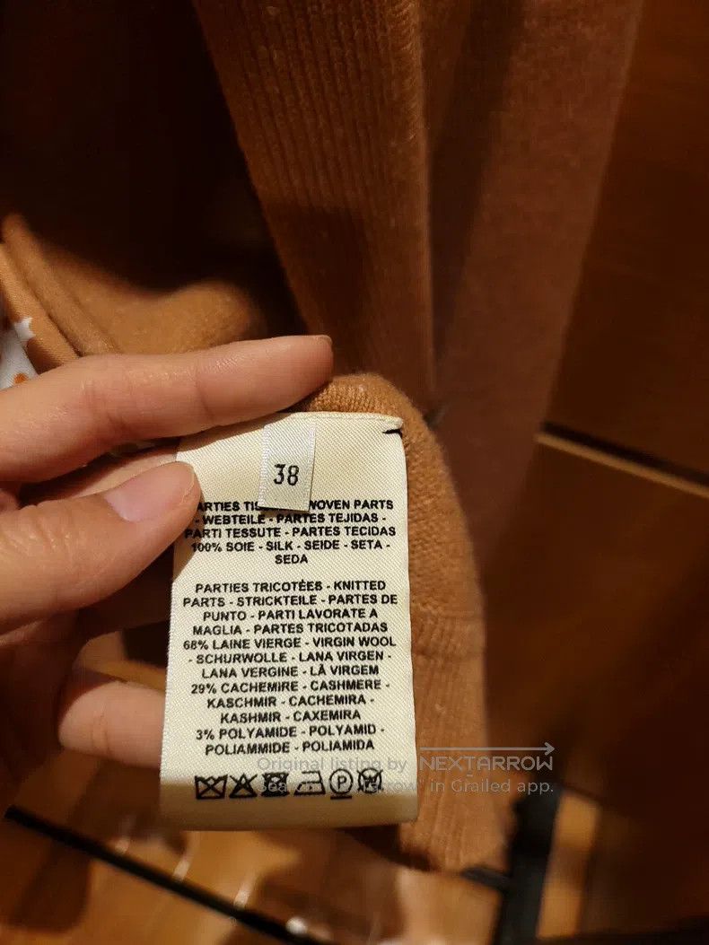 Hermes Hermes Cashmere and silk women's knitted cardigan Size XS / US 0-2 / IT 36-38 - 4 Thumbnail