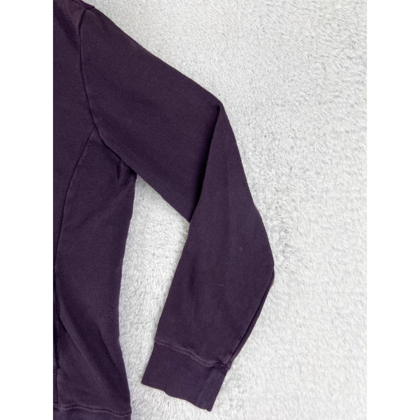 The North Face The North Face Hoodie Womens L Purple Pullover Cotton Blend Logo Crew Neck Long Sleeve Pocket 36in Chest Men/Men’s? Size L / US 10 / IT 46 - 2 Thumbnail