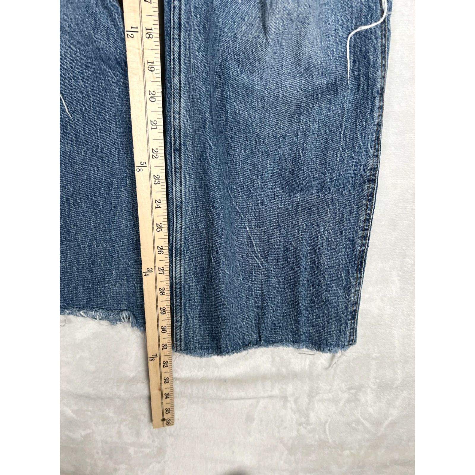 Abercrombie & Fitch VINTAGE Abercrombie & Fitch 90s Relaxed Jeans Womens 26 Blue Ultra High Rise Distressed Size 26" / US 2 / IT 38 - 2 Thumbnail