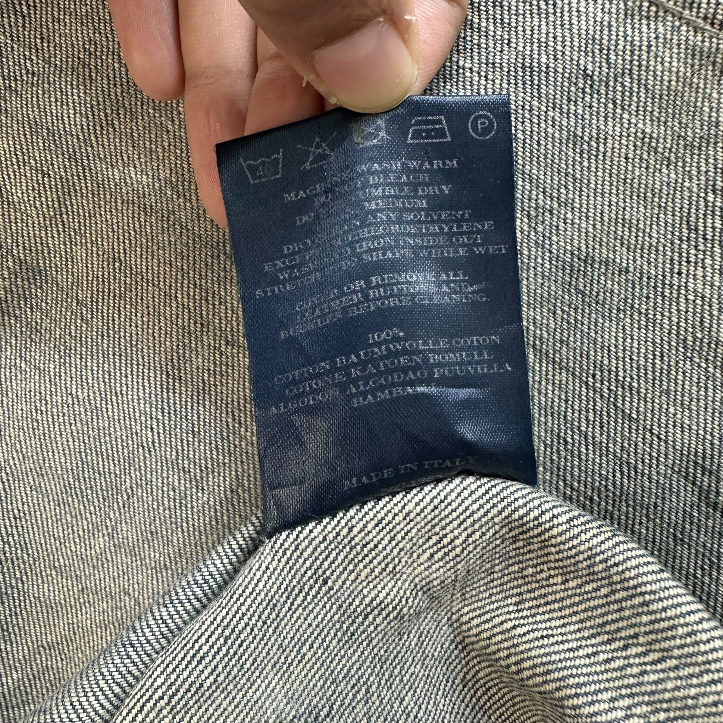 Burberry BURBERRY LONDON Washed Denim Jacket Made in Italy #A81-1952 Size US L / EU 52-54 / 3 - 13 Thumbnail