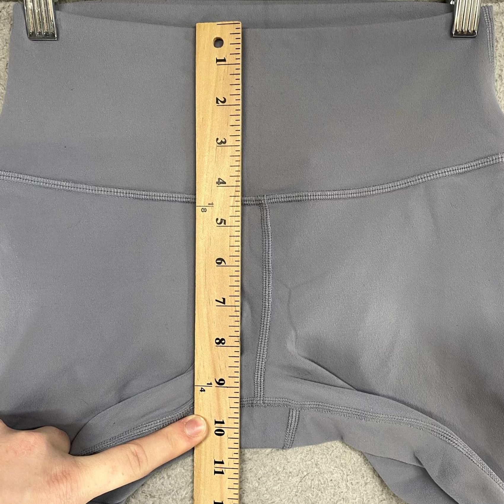 Alo Yoga Alo Yoga Airbrush Leggings Womens Small Gray High Rise Ankle Yoga Gym Workout Slim Stretch Jersey Pull On Size 28" / US 6 / IT 42 - 5 Thumbnail