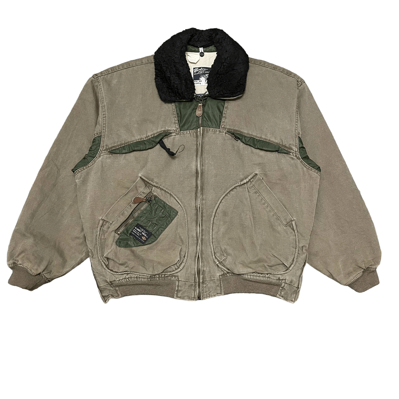 Japanese Brand Vintage Kearney House Canvas Flight Bomber Jacket Size US L / EU 52-54 / 3 - 1 Thumbnail