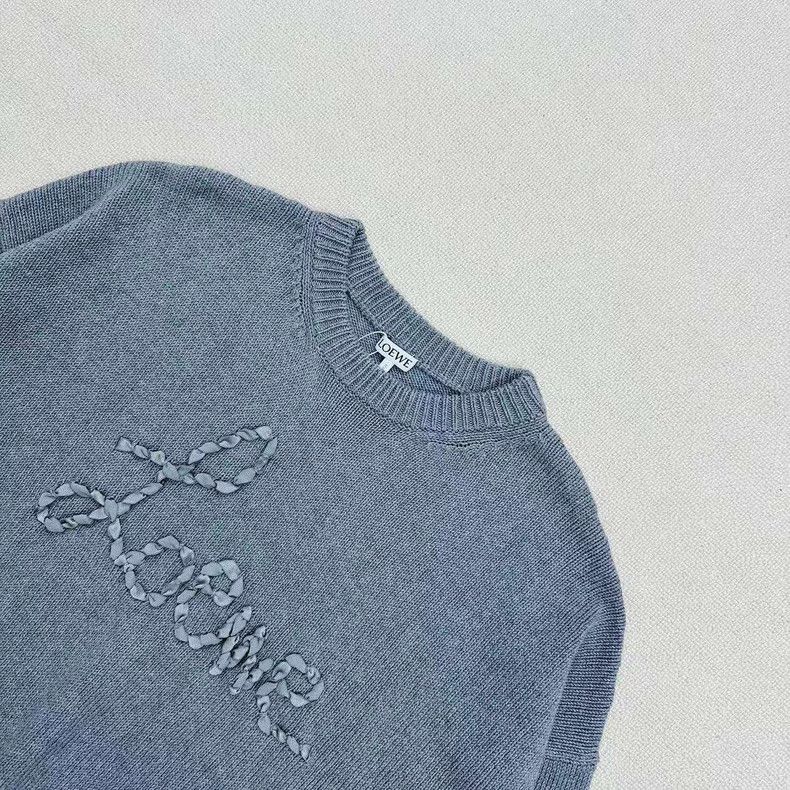 Loewe LOEWE Knit a logo round neck sweater Size XS / US 0-2 / IT 36-38 - 3 Thumbnail