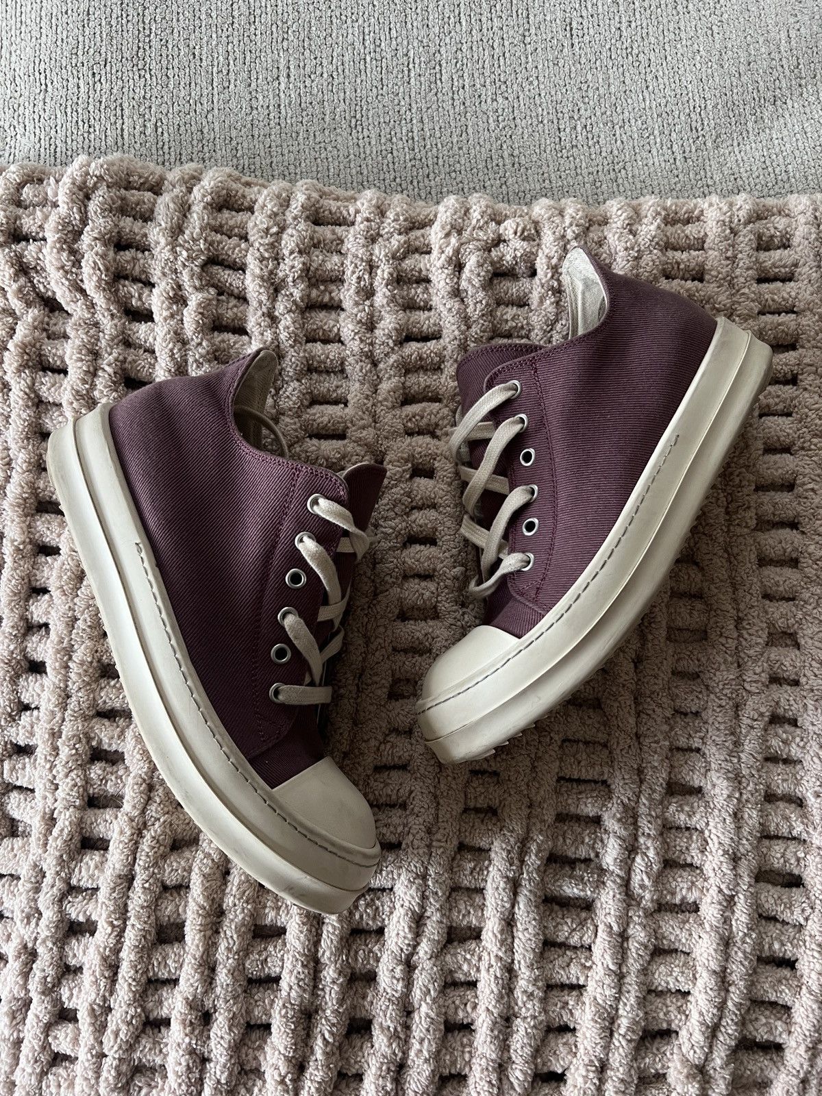 Rick Owens Drkshdw Rick Owens Drkshdw Ramones Mauve Size 6 Size US 6 / EU 39 - 1 Thumbnail