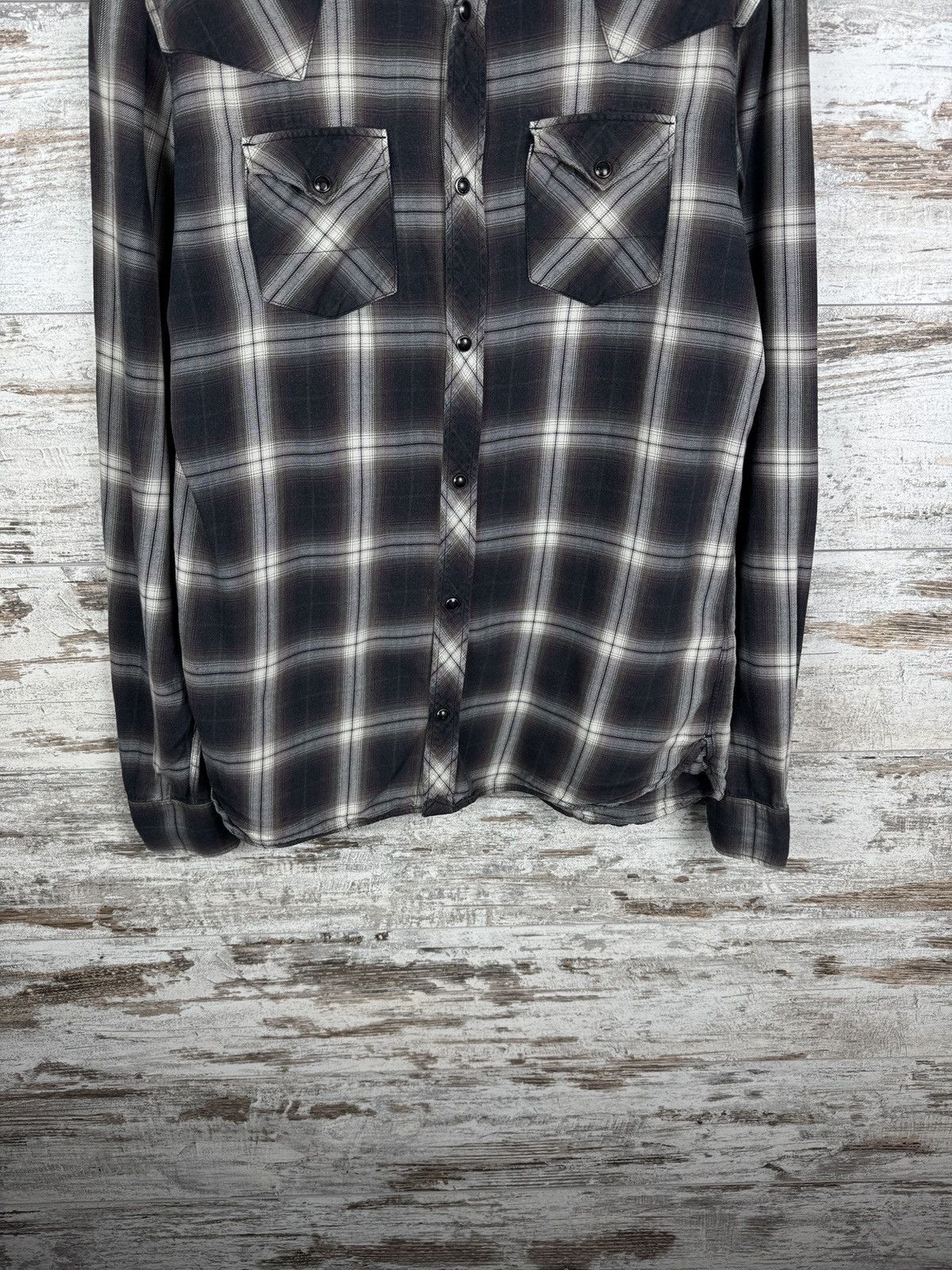 Allsaints Mens Allsaints Dacoma ls shirt button up flannel size S Size US S / EU 44-46 / 1 - 3 Thumbnail