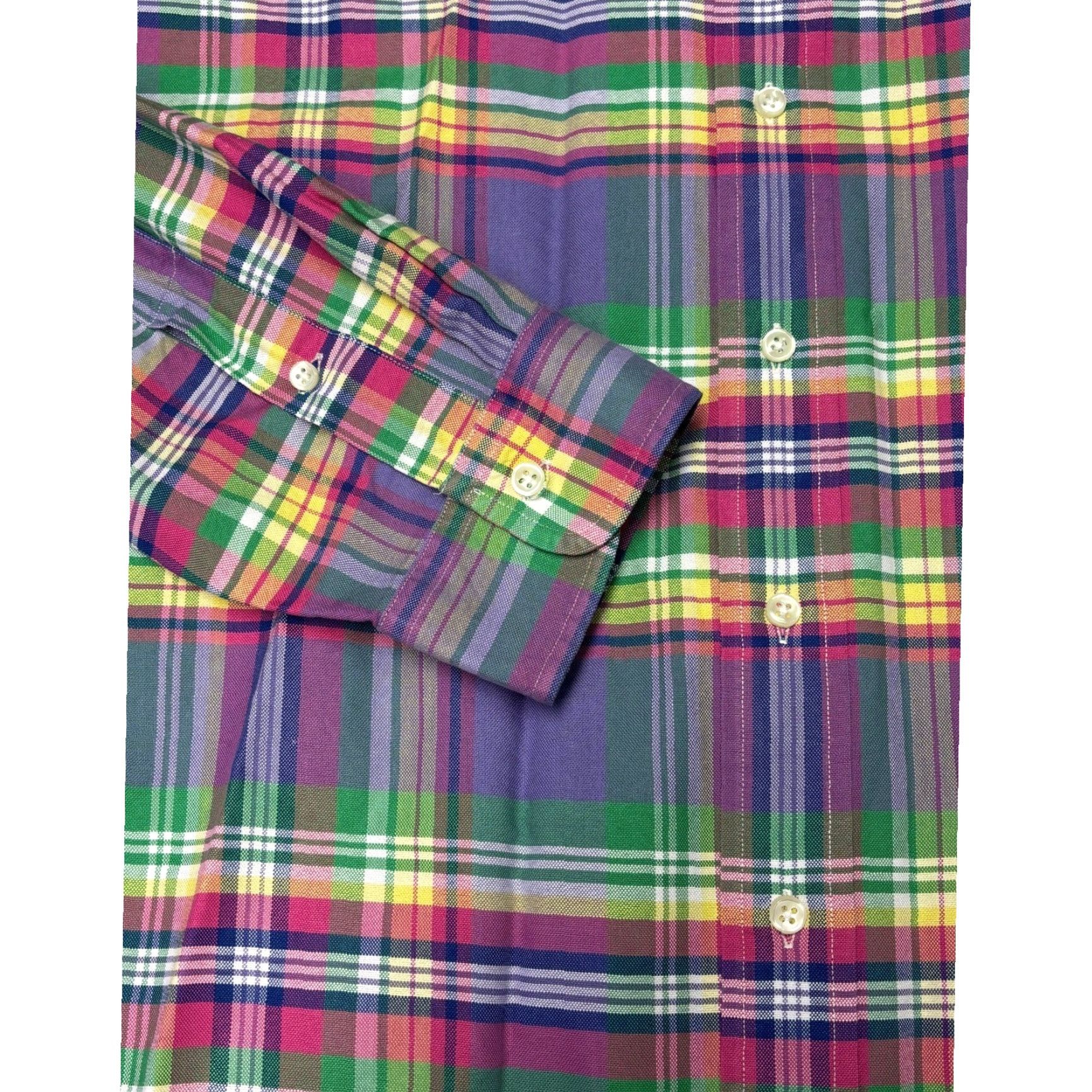Ralph Lauren Ralph Lauren Custom Fit Plaid Button-Down Shirt Men's XL Purple Size US XL / EU 56 / 4 - 3 Thumbnail