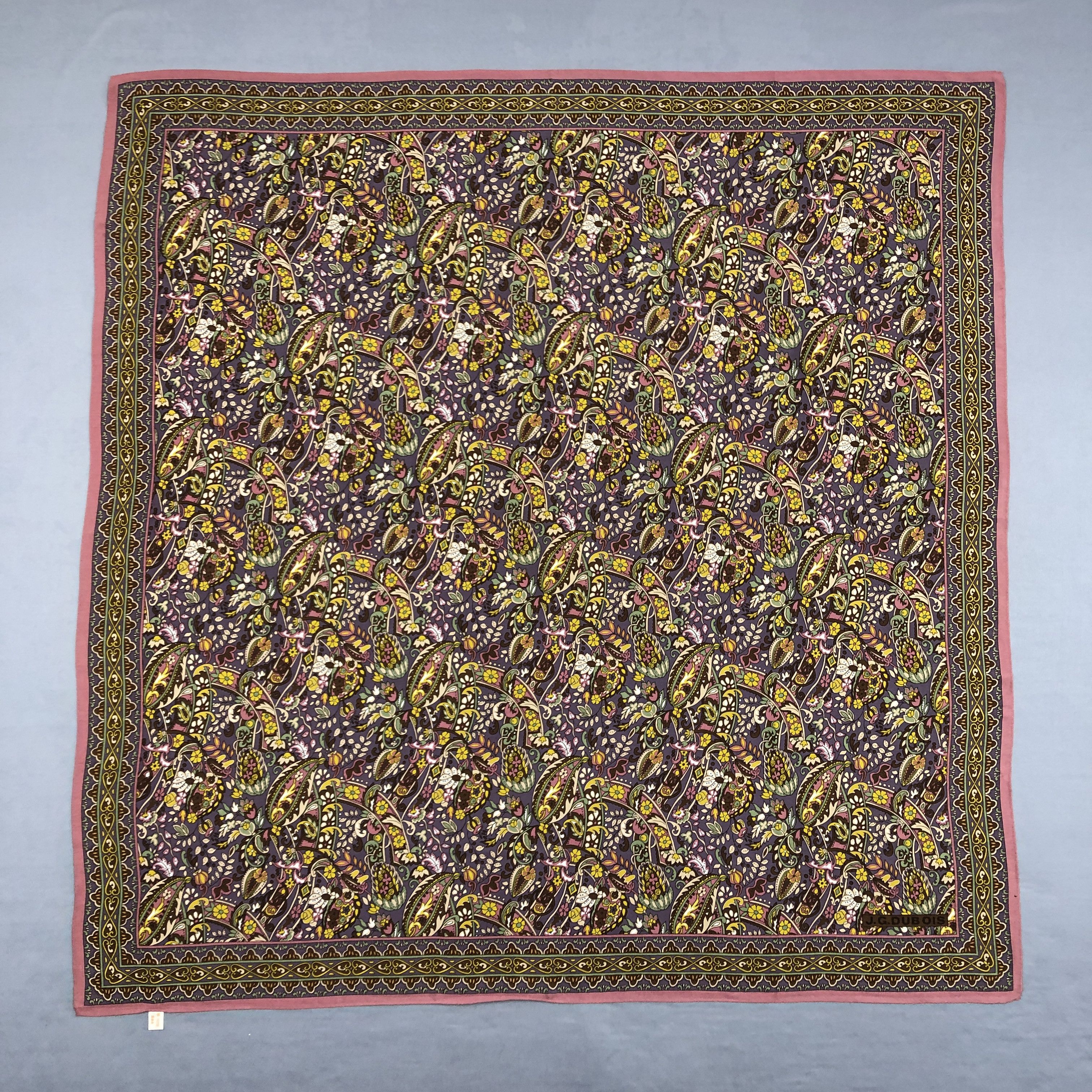 Japanese Brand Vintage J.G. Dubois SILK Scarf Twill Stole Wraps Scarves Size ONE SIZE - 1 Thumbnail