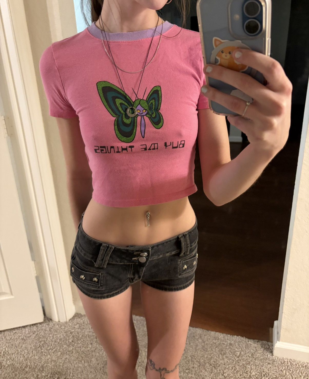 Urban Outfitters “Buy Me Things” baby tee Size S / US 4 / IT 40 - 1 Thumbnail