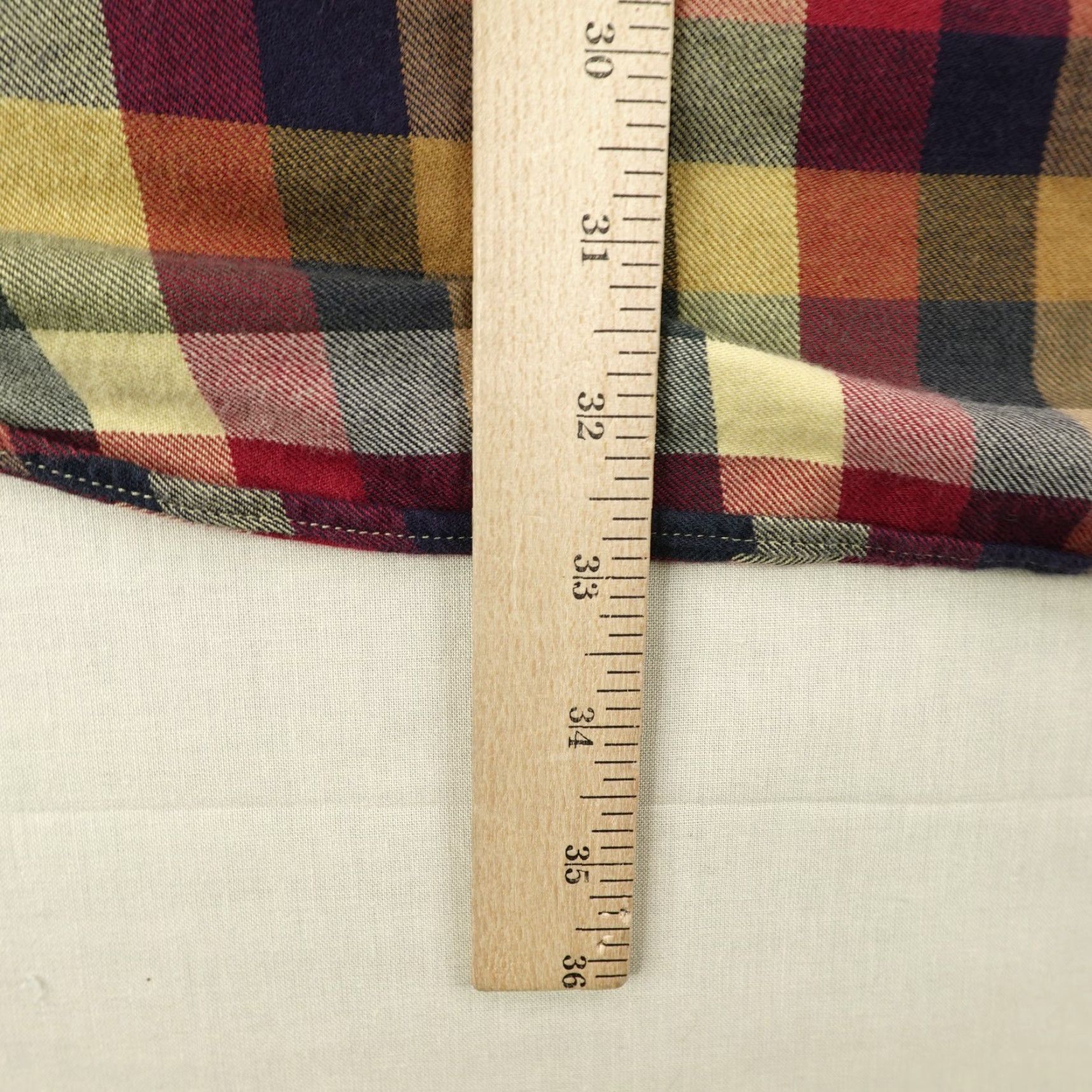 Vintage VINTAGE Viyella Shirt Mens 2XL Plaid Flannel Button-Up Wool Blend Red White Green Cotton Button-Down Collared Long Sleeve Regular Mens Size US XXL / EU 58 / 5 - 7 Thumbnail