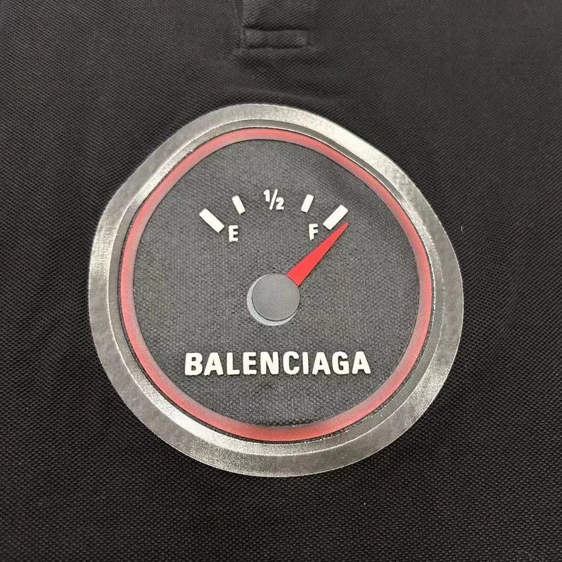 Balenciaga Balenciaga Oil-edged POLO shirt short sleeve Size US M / EU 48-50 / 2 - 3 Thumbnail