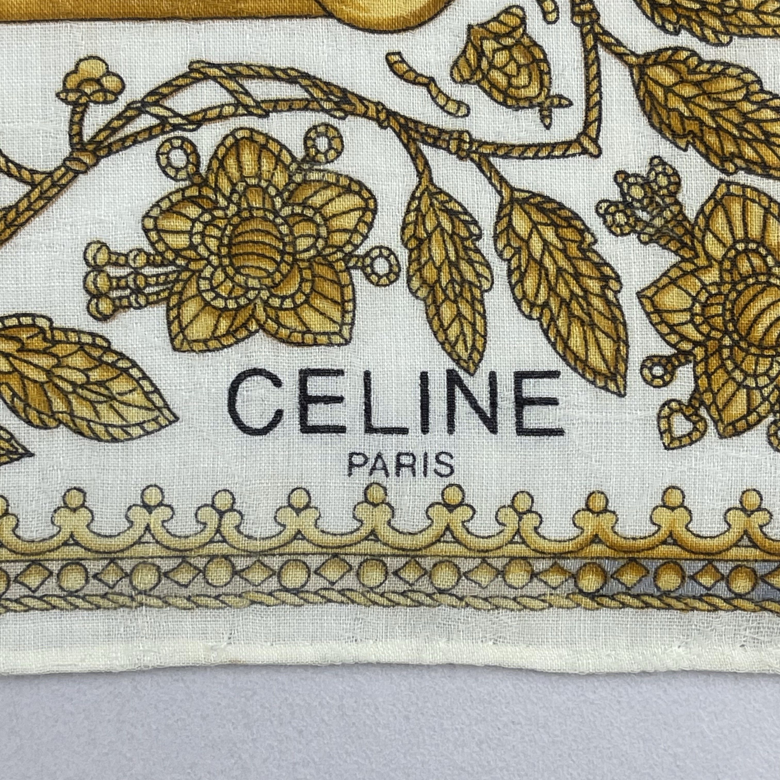 Celine × Vintage Celine Handkerchief / Neckerchief / Bandana - 4186 Size ONE SIZE - 8 Thumbnail