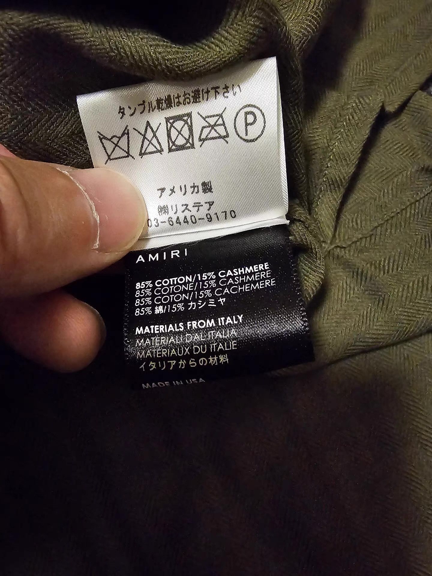 Amiri Amiri Patch Shirt, Q4 Size US M / EU 48-50 / 2 - 6 Thumbnail