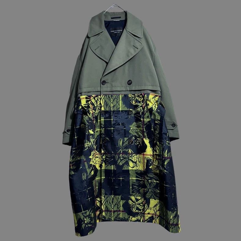 Comme des Garcons Comme Des Garcons Patchwork Long Coat Jacket Size US S / EU 44-46 / 1 - 1 Thumbnail