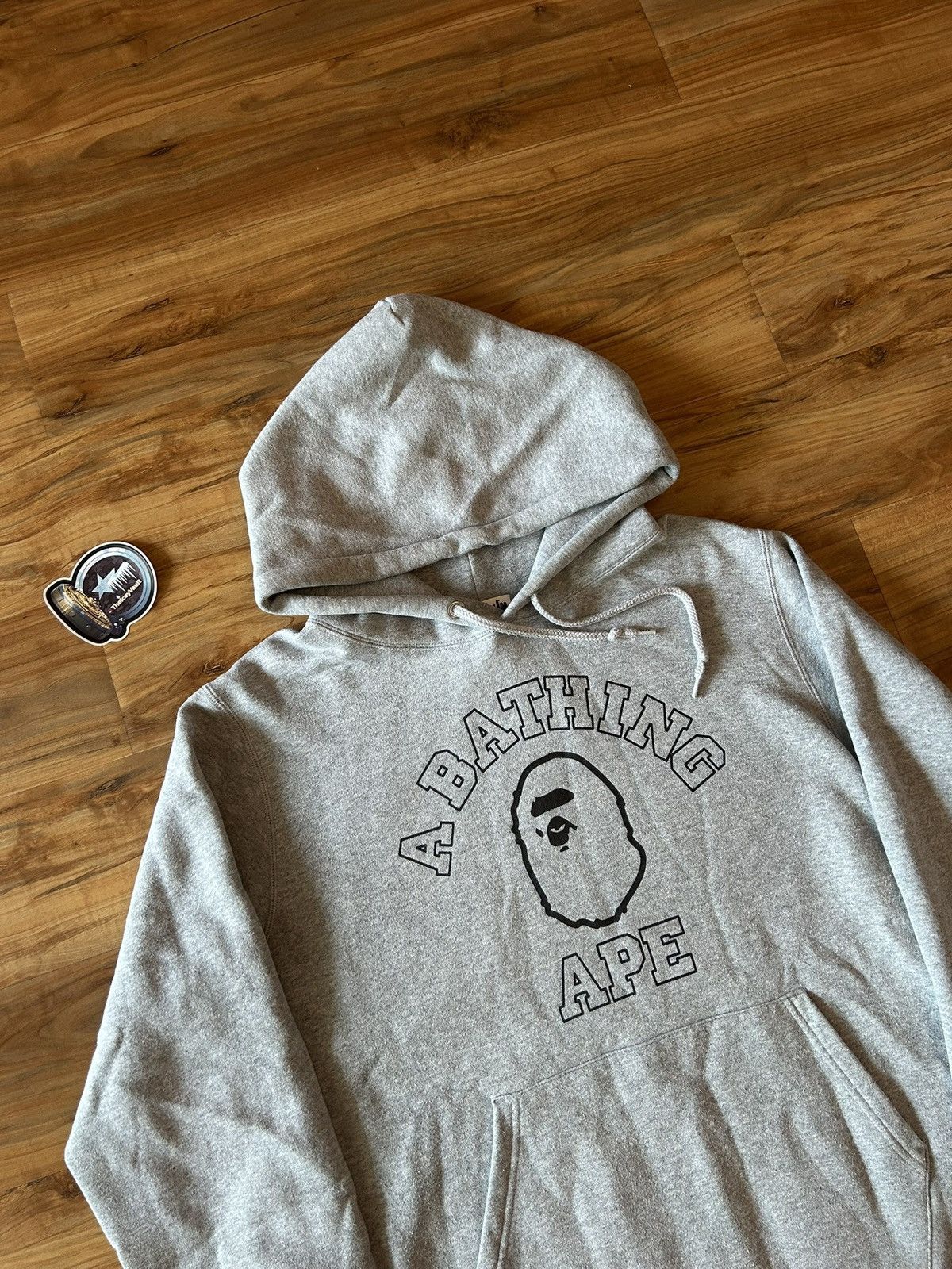 Bape Bape College Logo Pullover Hoodie Size US L / EU 52-54 / 3 - 2 Thumbnail