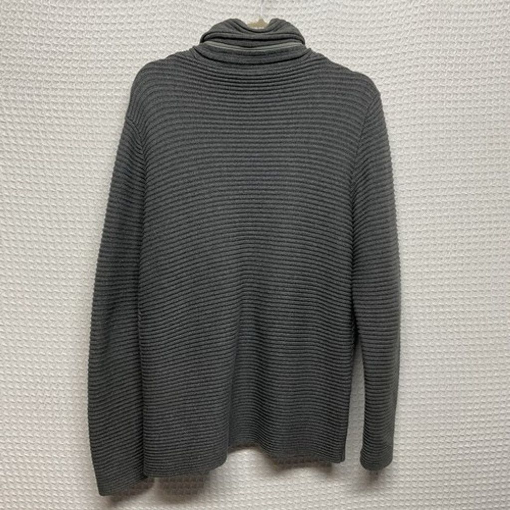 Armani Exchange Armani Exchange Hooded Ribbed Full Zip Jacket Sweater Men M Size US M / EU 48-50 / 2 - 9 Thumbnail