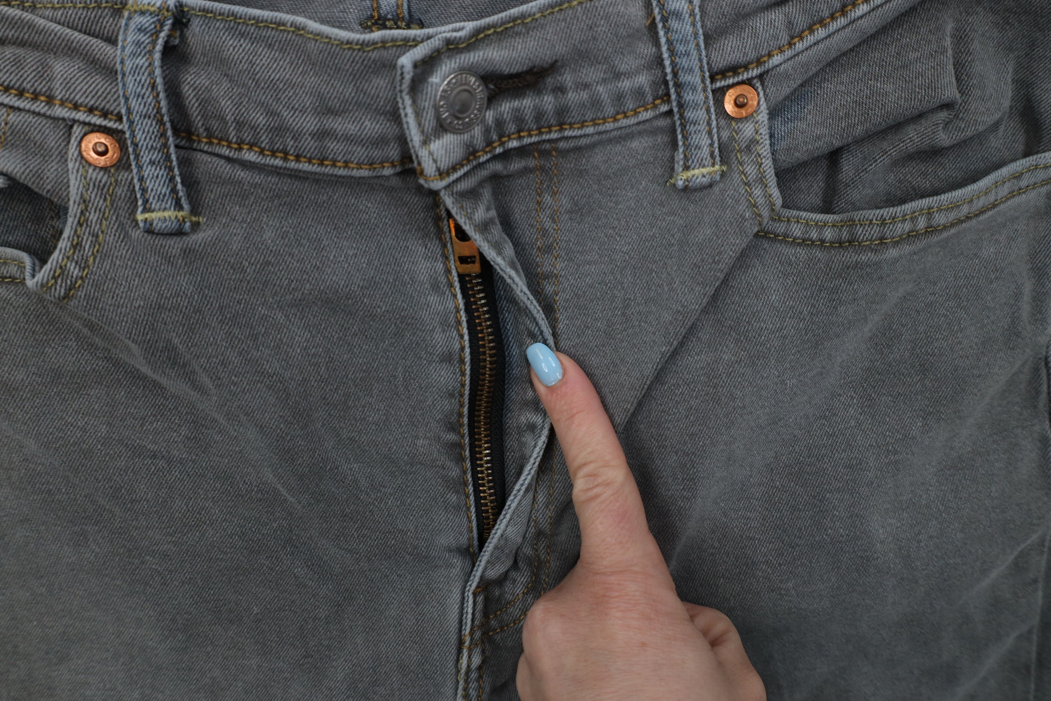 Levi's Vintage Y2K Levis 510 Stretch Skinny Fit Denim Jeans Gray Size US 34 / EU 50 - 6 Thumbnail