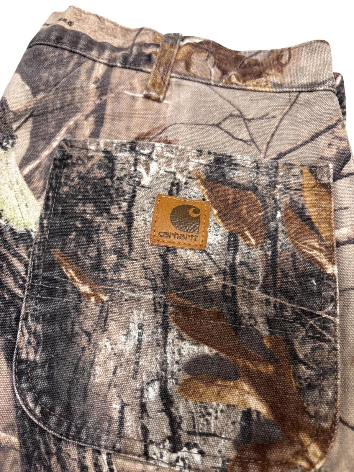 Carhartt Vintage Carhartt Realtree Camo Canvas Carpenter Pants 36x32 Size US 36 / EU 52 - 3 Thumbnail