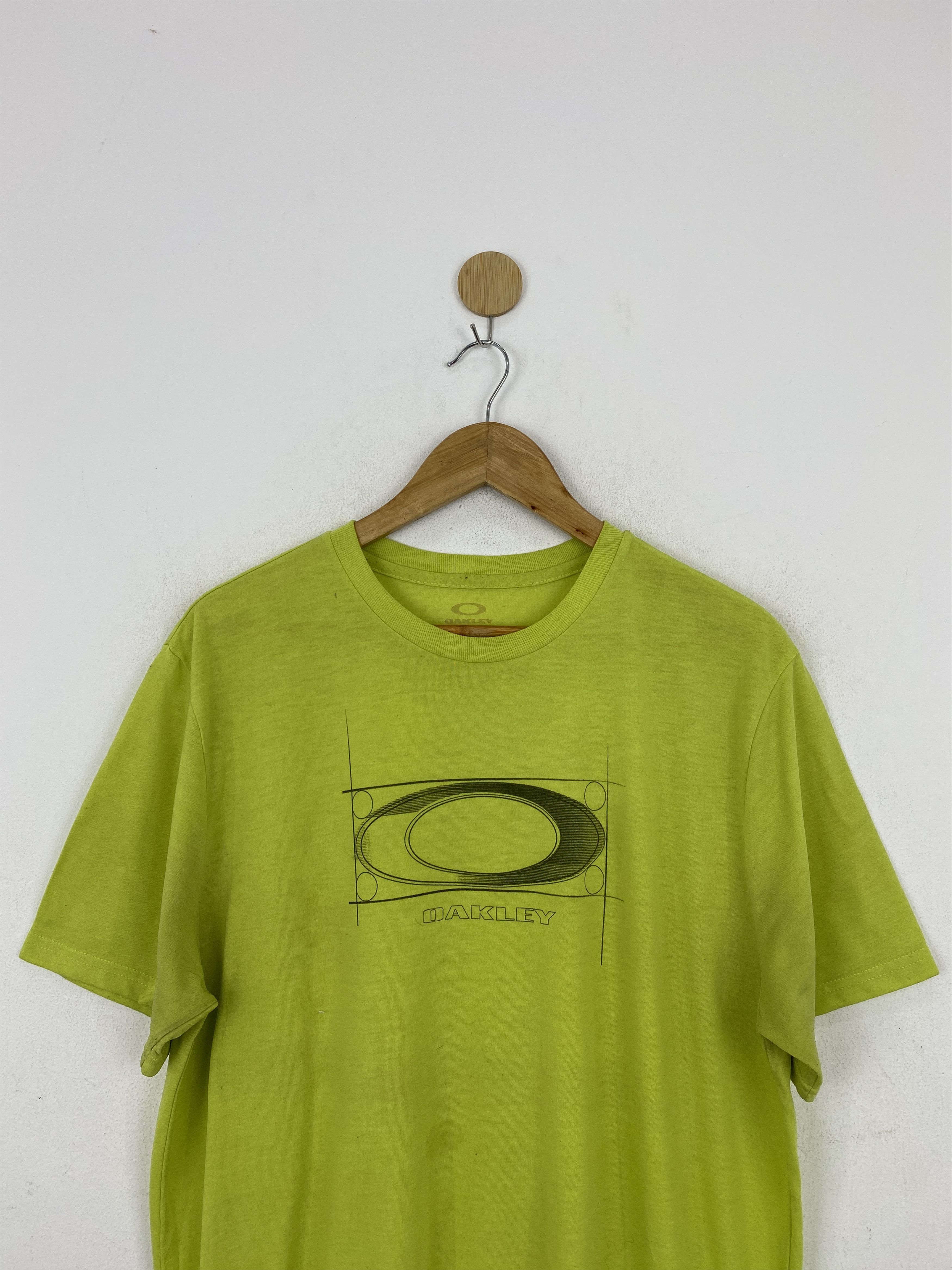 Oakley × Vintage Vintage Oakley Central Logo Short Sleeve Shirt TA0543 Size US XL / EU 56 / 4 - 2 Thumbnail