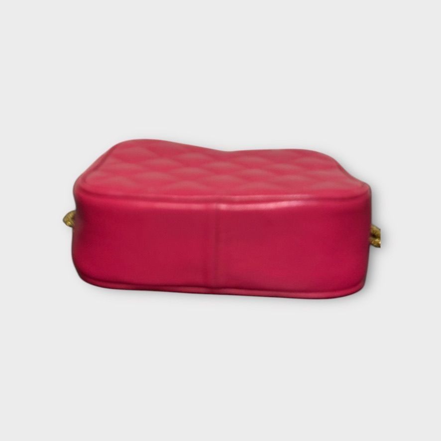 Other Vintage Pink Quilted Crossbody Bag Gold Chain Small Coco Cla Size ONE SIZE - 8 Thumbnail