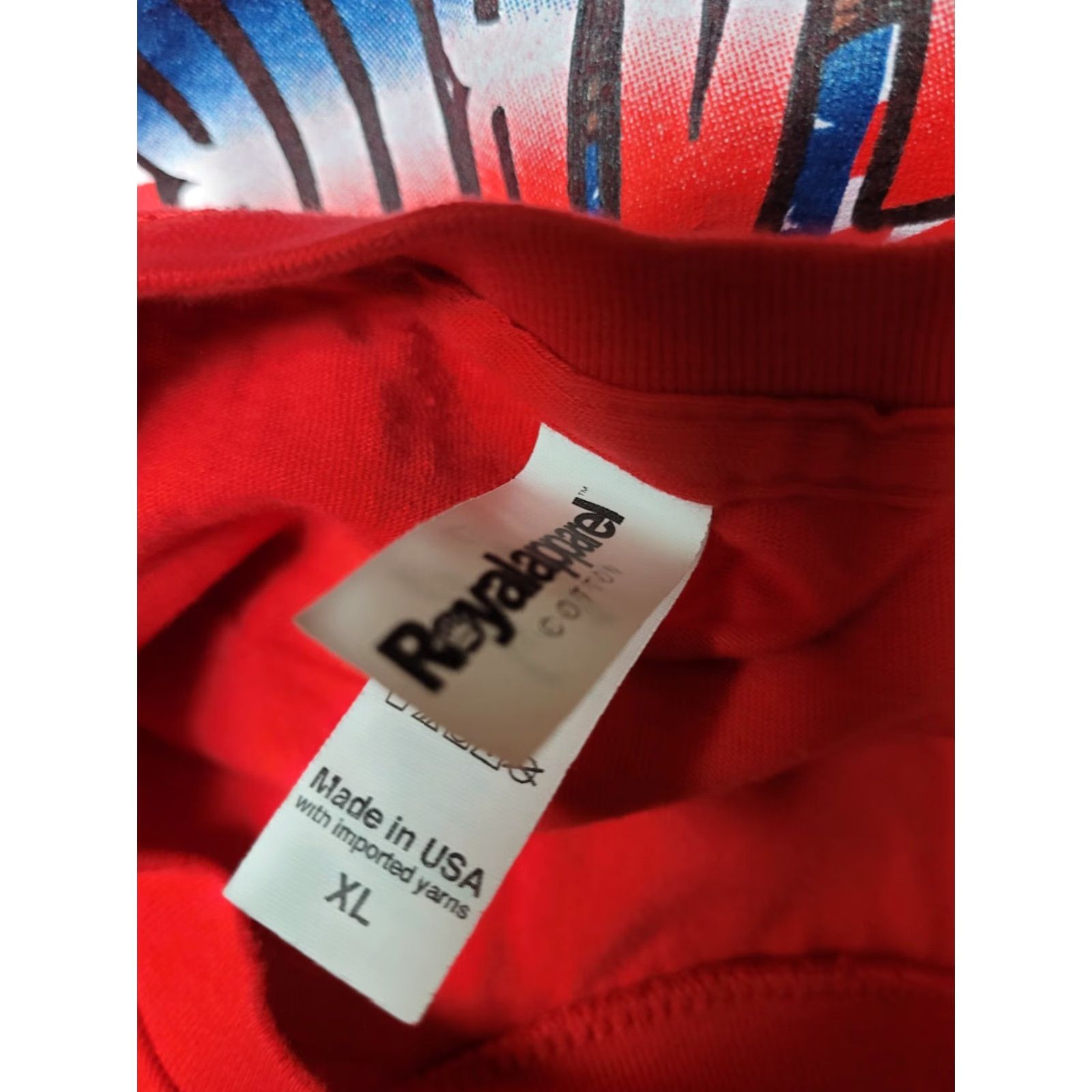 Vintage VINTAGE UAW Local 5242 Toledo OH T Shirt XL Royal Apparel Mens Union Graphic Tee Red Cotton Short Sleeve Crew Neck United Autoworkers Pride Size US XL / EU 56 / 4 - 4 Thumbnail