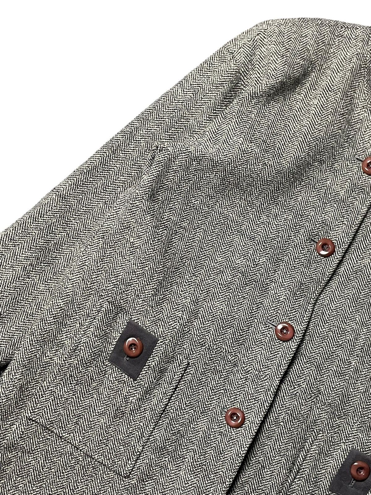 Japanese Brand × Vintage Japanese Brand Wool Tweed Fully Button Jacket (66) Size US S / EU 44-46 / 1 - 5 Thumbnail