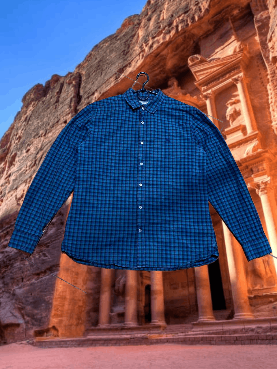 Burberry Vintage Y2K Burberry shirt print luxury streetwear Size US XL / EU 56 / 4 - 1 Thumbnail