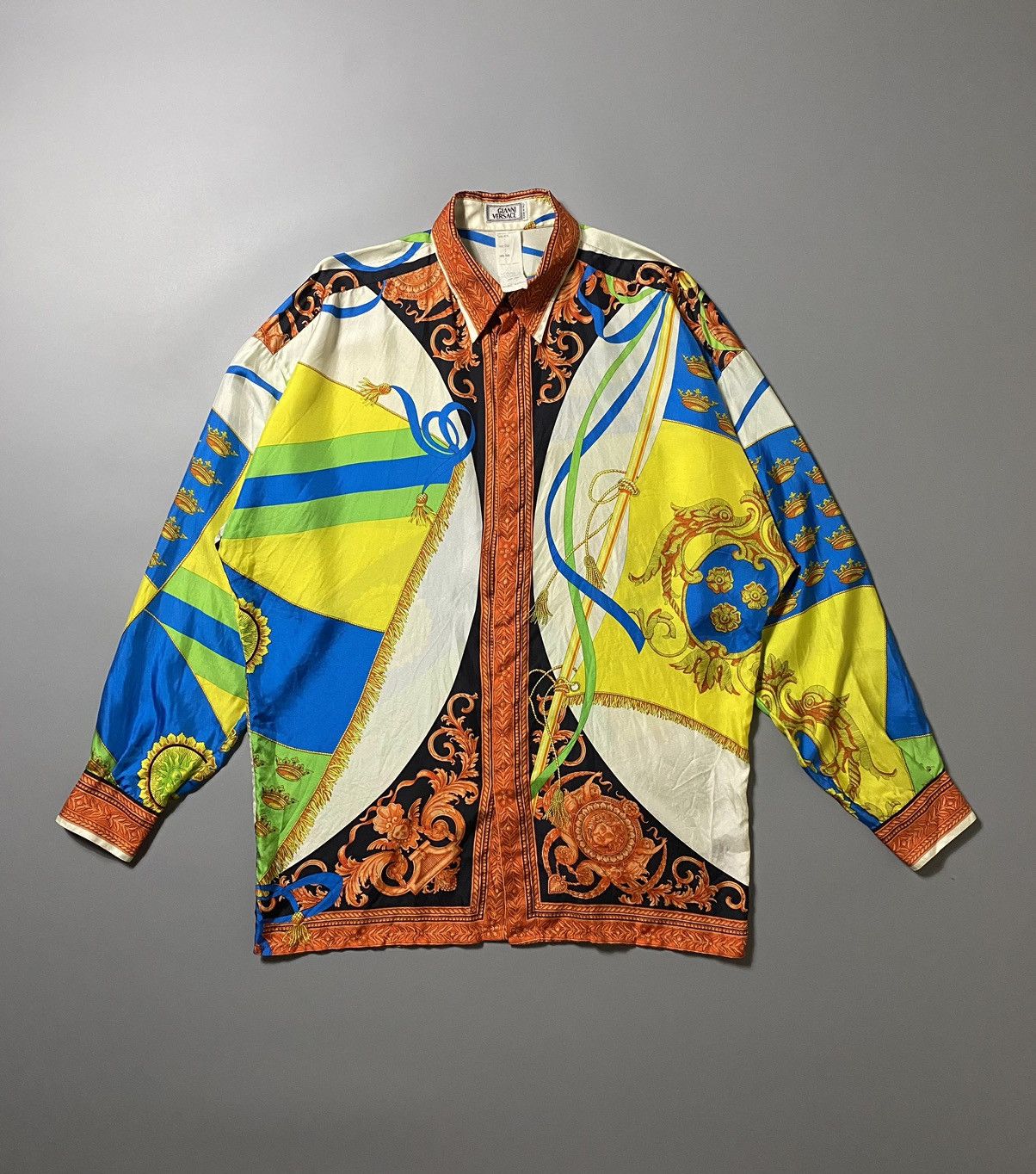 Archival Clothing Gianni Versace Versace Gianni Versace Versace Vintage 90s Printed Silk Shirt Grailed