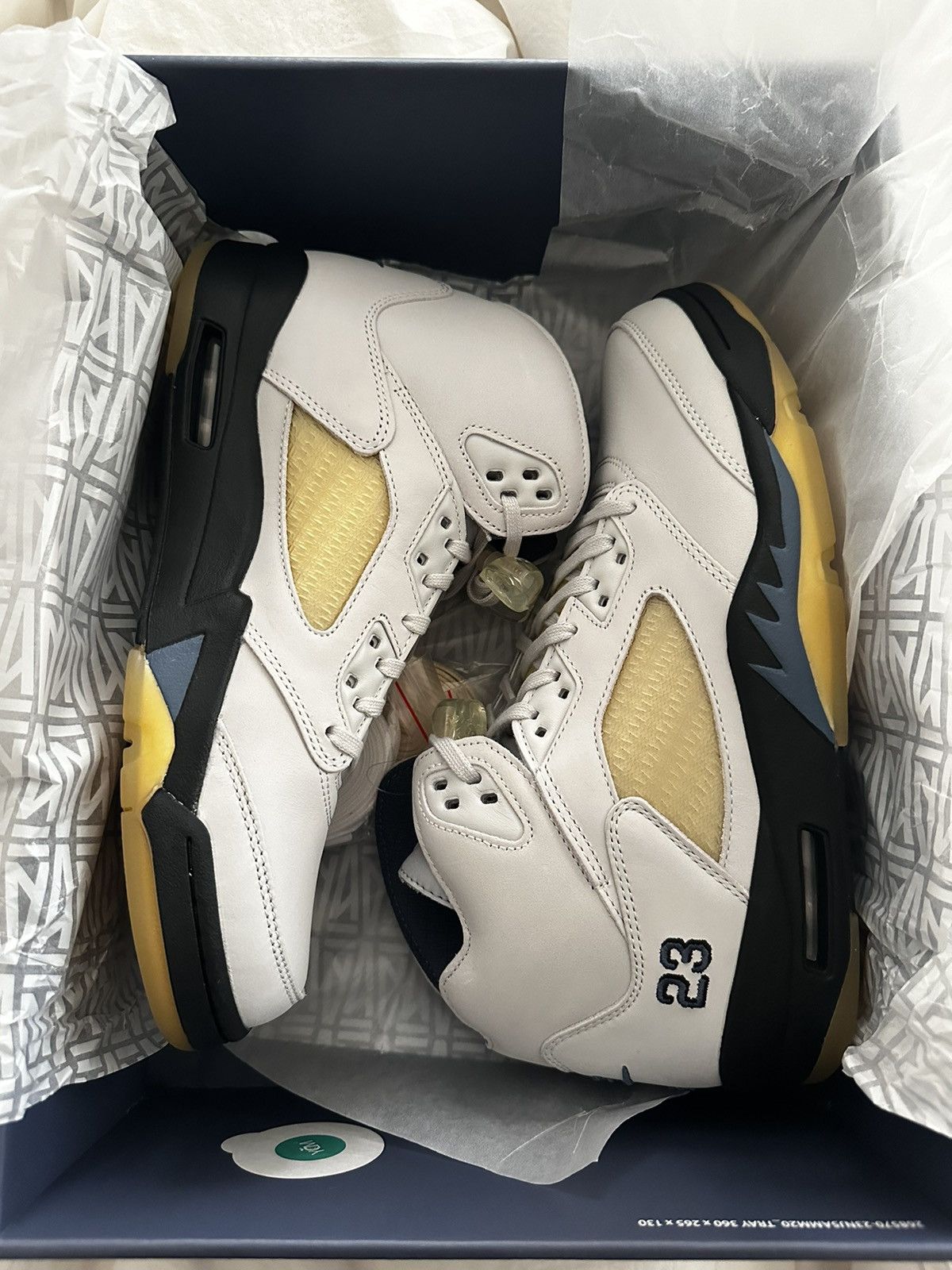image of A Ma Maniere Jordan 5 Shoes in Grey, Men's (Size 11)