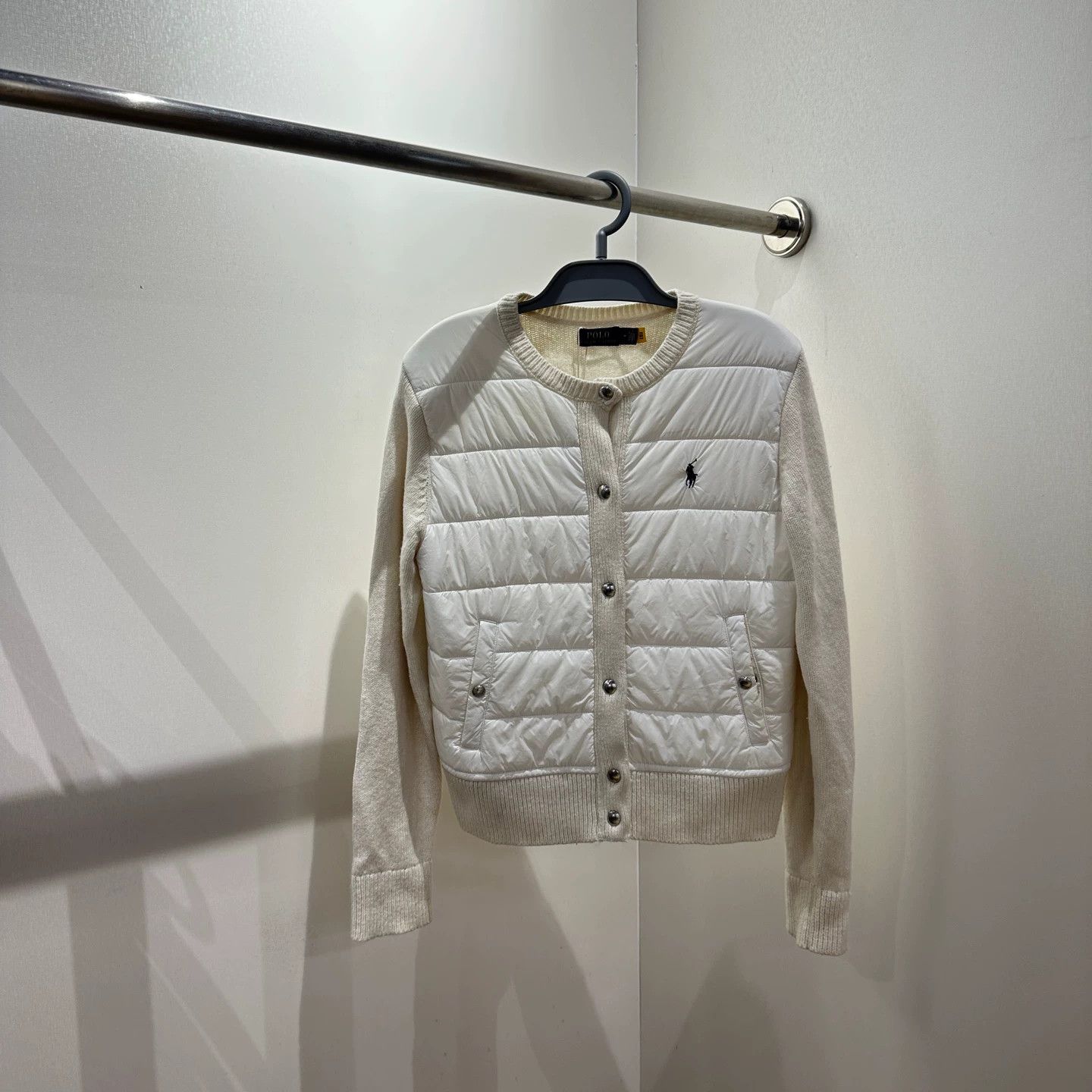 Polo Ralph Lauren Ralph Lauren apr554 Embroidered Knit Crew Neck Down Jacket M Size M / US 6-8 / IT 42-44 - 1 Thumbnail