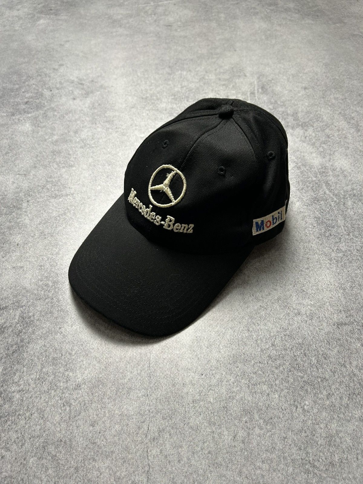 Mercedes-Benz vintage MERCEDES BENZ big logo race F1 team baseball cap Size ONE SIZE - 2 Thumbnail