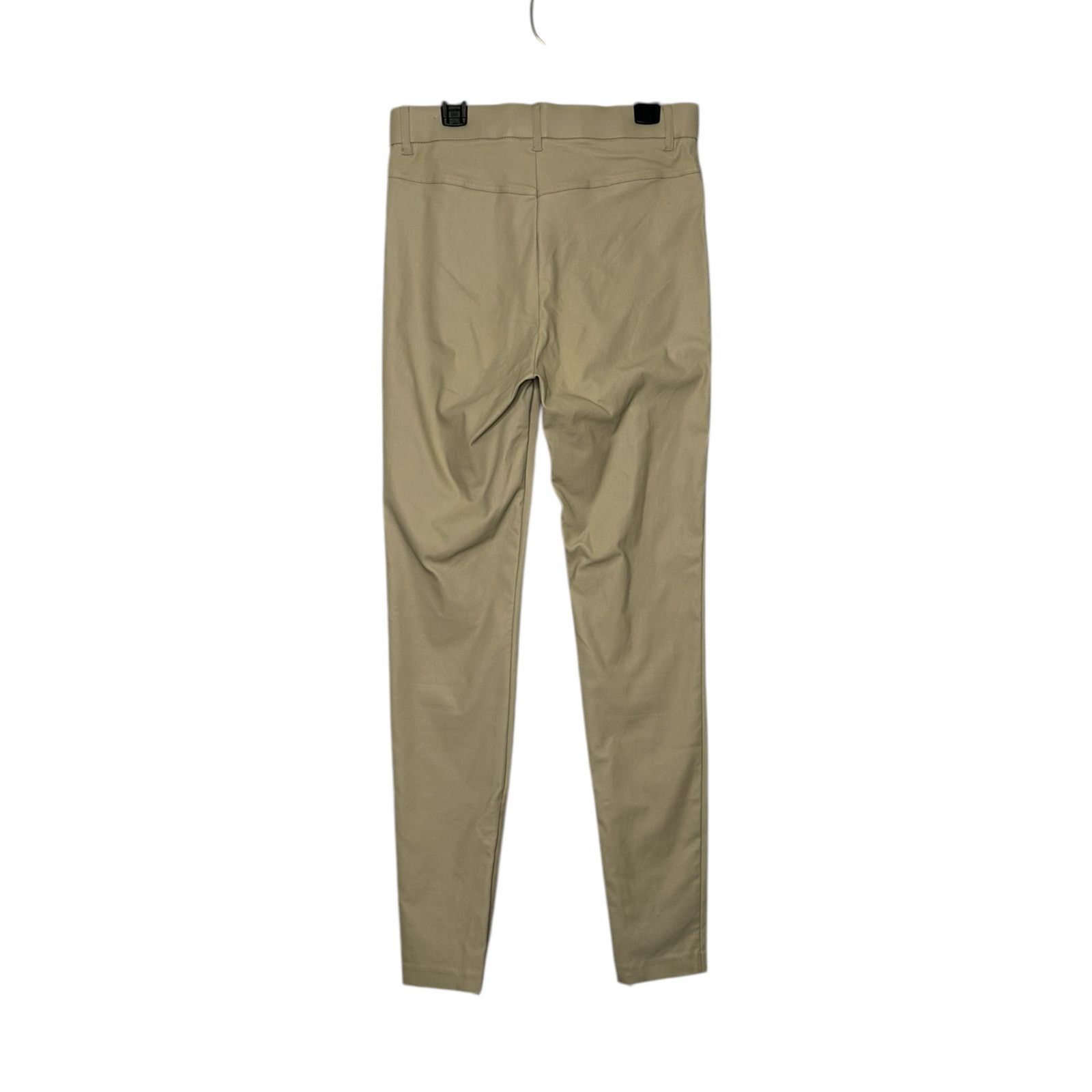 Zara ZARA cream beige vegan leather skinny pants size Medium Size 28" / US 6 / IT 42 - 2 Thumbnail