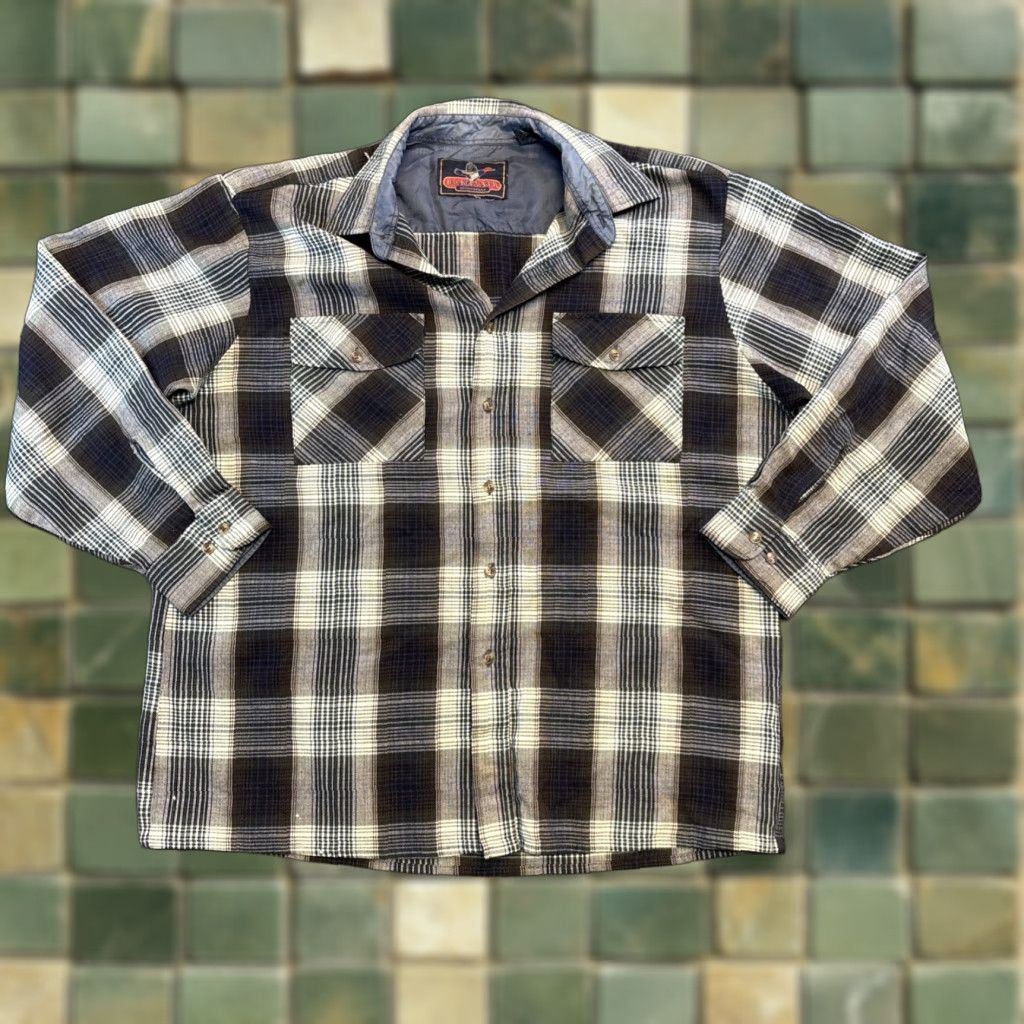Vintage VINTAGE Backpacker Sportswear Mens Shirt XL Plaid Flannel Button-Up Classic Casual Travel Size US XL / EU 56 / 4 - 1 Thumbnail