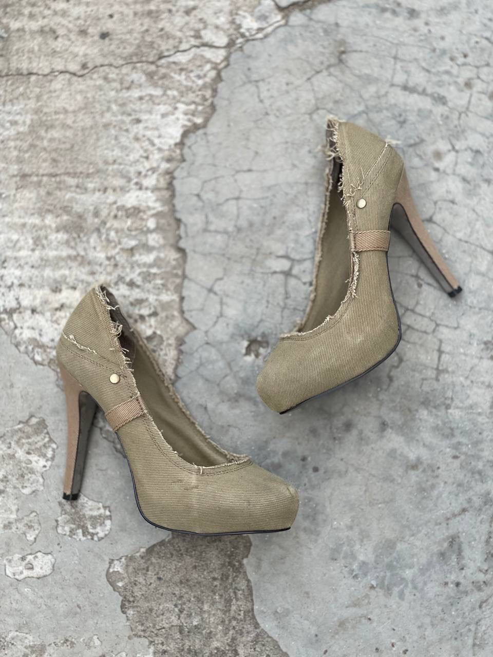 Sahara Club Vintage Women’s SAH Shoes Heels Avantgarde Y2K 00s Grunge Size US 8 / IT 38 - 1 Thumbnail