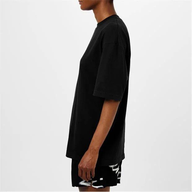 Balenciaga o1g2r1mq0924 Oversized T Shirts in Black Size XS / US 0-2 / IT 36-38 - 4 Thumbnail
